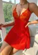Sexy V-Neck Lace Strap Nightdress