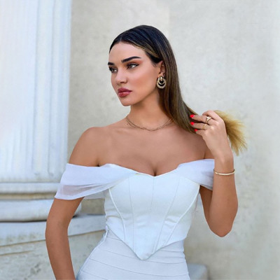 Women Sexy Mesh Sleeve Pu Leather Off Shoulder Short Sleeve Top