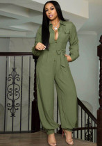 Women's Solid Color Loose Sexy Jumpsuit