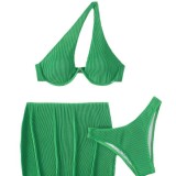 Women Bikini Swimsuit Three-Piece