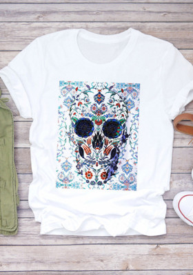 Fashion Print Men's T-Shirt Tops