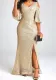 Spring Chic Sequin Formal Party Evening Dress