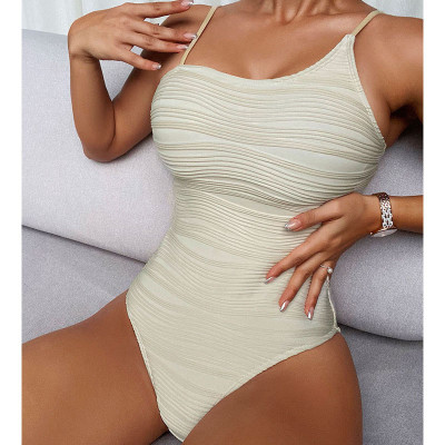 Women's Strap One-Piece Tight Fitting Swimsuit