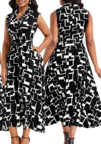 Women Casual Women Printed Sleeveless Long Dress
