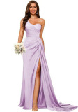 Women Elegant One-shoulder Party Evening dress