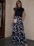 Women Spring Casual Wide Leg Pants