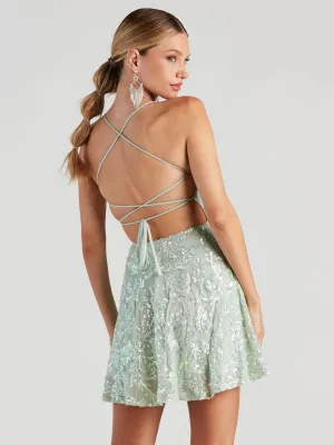 Women Sexy Sequin Summer Party Dress