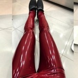 Women sexy pu-Leather Pant