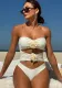Sexy Hollow Flower One-Piece Swimsuit