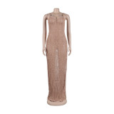 Women Sexy Slit Maxi Dress