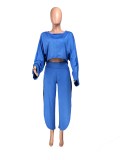 Women's Casual Loose Sexy Split Two-Piece Pants Set