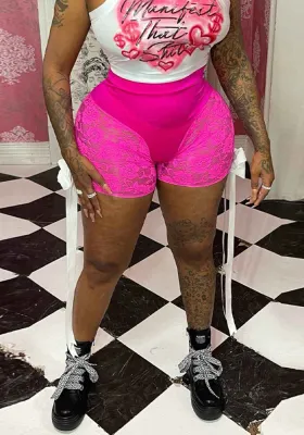 Sexy Butt Lift Slim Fit See-Through Lace Shorts