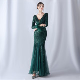 Plus Size 3xl 4xl Sequin Formal Party Evening Dress