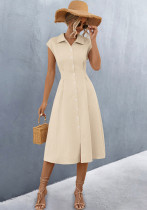 Women Solid Shirt Dress