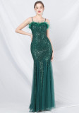 Plus Size 3xl 4xl Sequin Formal Party Evening Dress