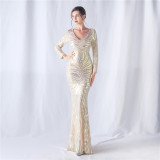 Plus Size 3xl 4xl Sequin Formal Party Evening Dress