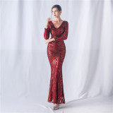 Plus Size 3xl 4xl Sequin Formal Party Evening Dress