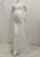 Women lace Off Shoulder dress long sleeve maternity dress