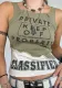 Women Street Style Vest Letter Print Patchwork Contrast Color Basic Summer Outdoor Wear Casual Top