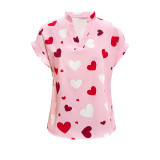 Women Heart Print Shirt