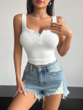 Women's Spring Summer Chic Slim Fit Solid Color Camisole