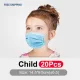 50pcs/Lot Kids Mask Disposable Children Mask Non-Woven Dust 3-Layers Anti-Pollution Unisex Disposable Elastic Mouth Masks