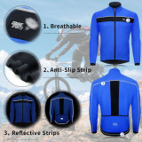 Eco-daily  Men's Water Resistance Windbreaker Cycling Jacket with Pockets-JA0700