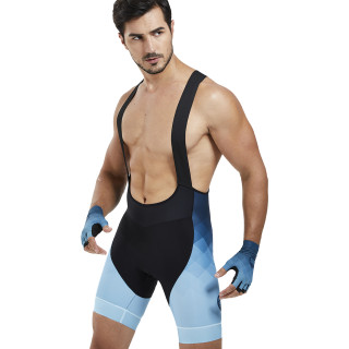 Men'S 4D Padded Pro Cycling Bib Shorts - HRMP03BS-Blue