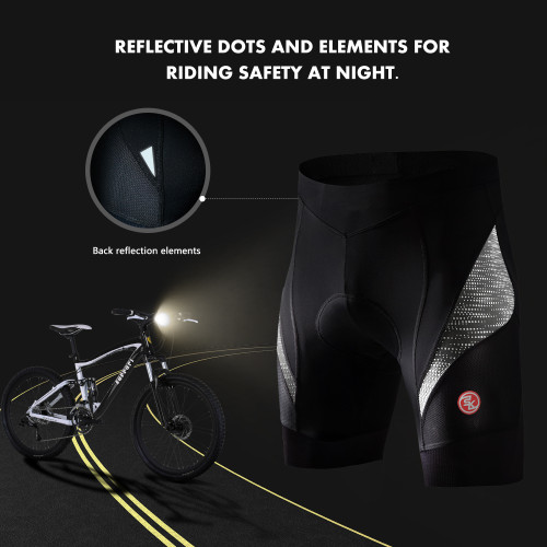Souke Sports Men's Eco-Daily 4D Padded Bicycle Shorts-PS5000
