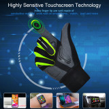 Men's Women's Touch Screen Padded Water Resistant Windproof Running Biking Cycling Glove-ST1902