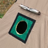 Solo Hot Tent Tipi With Stove Jack For 1 Person 4 Season 2 Doors 6 Sides