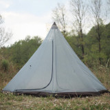 TC Canvas Hot Tent With Stove Jack For Camping 4 Season 2-4 Person