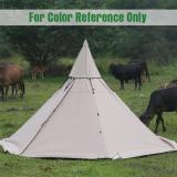 Large Hot Tent With Stove Jack For Family 5-6 Person Camping And Bushcraft 4 Season 2 Doors