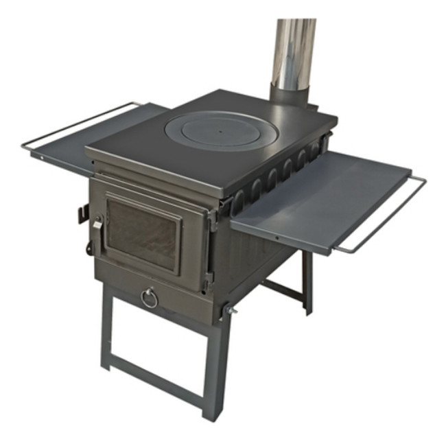 Camping Outdoor Wood Burning Stove For Cooking And BBQ Portable And Foldable Design