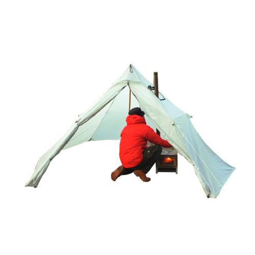 Ultralight Hot Tent 20D Silicon-Coated Nylon Solo Camping Tipi