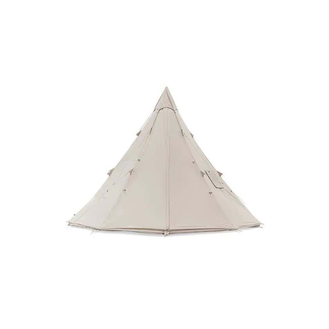 Cotton Tipi Tent 3-4 Person With Stove Jack And Removable Cap