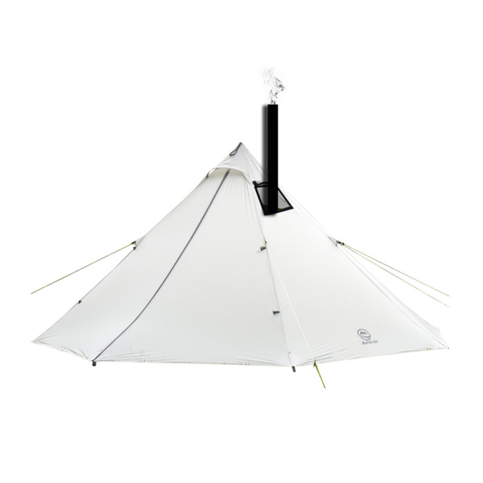 20D Silicon-coated Nylon Camping Tipi Tent With Stove Jack -  www.hottenttribe.com