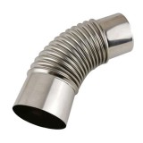 Elbow Pipe Stove Chimney Connector 2.36inch Diameter 90 Degree 45 Degree