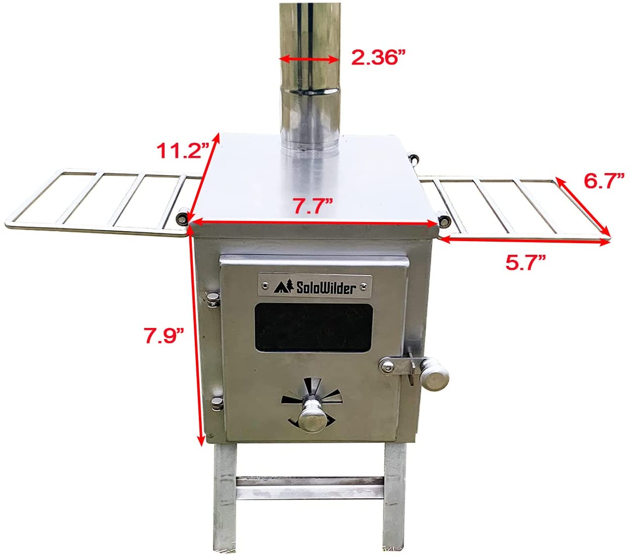 Solowilder Portable Tent Stove Stainless Steel Camping Wood Stove for Hot  Tentu0026Rv丨Heating and Cooking - www.hottenttribe.com