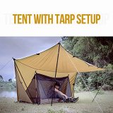 OneTigris Mesh Tent with 3000 Waterproof Bathtub Floor, Ultralight 1 Person Tent for Camping Backpacking Hiking Traveling Fishing Patio