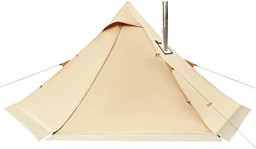 KingCamp Torino Hot Tent with Stove Jack Wind-Proof Warm Winter Canvas Tent  for Cold Weather