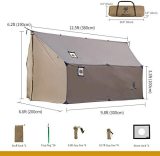 OneTigris TEGIMEN Hammock Hot Tent with Stove Jack, Spacious Versatile Wall Tent with Snow Skirt, 3000mm Waterproof with Zippered Tent Bag