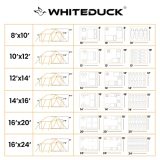 WHITEDUCK Alpha Canvas Wall Tent – Waterproof 4 Season Outdoor Camping & Hunting Tent w/Heavy Duty Aluminum Frame & PVC Floor for Large Groups Families & Outfitters