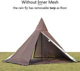 WINTENT 4 Season Waterproof Teepee Tent with Stove Jack for Camping Hiking, Height 7.8FT/240CM