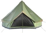 DANCHEL OUTDOOR Lightweight Bell Tent, Easy Set Up Military Yurt Tent for 8 Person Family Camping Backpacking
