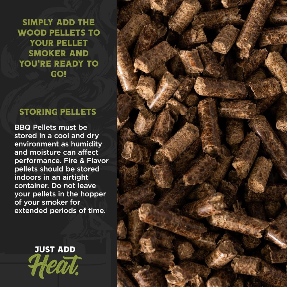 KeeBon All Natural Hardwood Pellets for Camping Pellet Stove | 100% Natural Apple Wood Pellets - 20 Lb. Bag