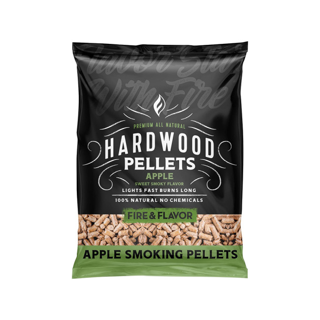 KeeBon All Natural Hardwood Pellets for Camping Pellet Stove | 100% Natural Apple Wood Pellets - 20 Lb. Bag