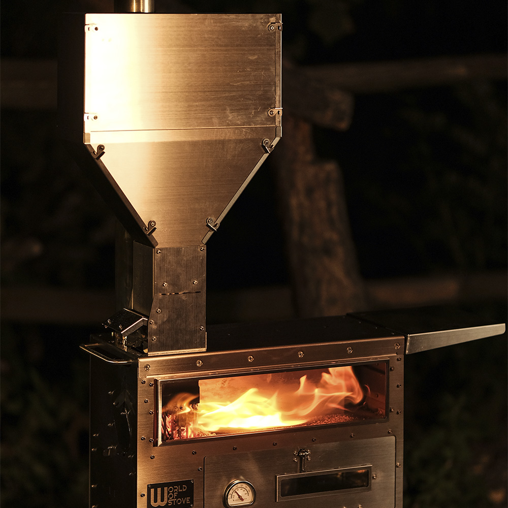 redtail camping pellet stove