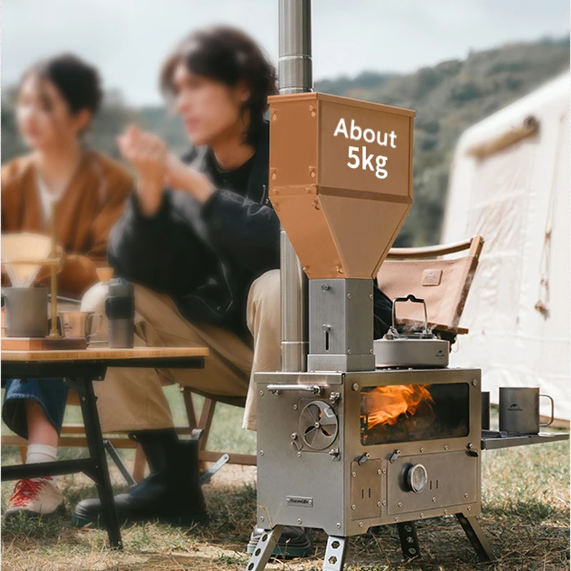 camping pellet stove in outdoor camping pellet stove in outdoor