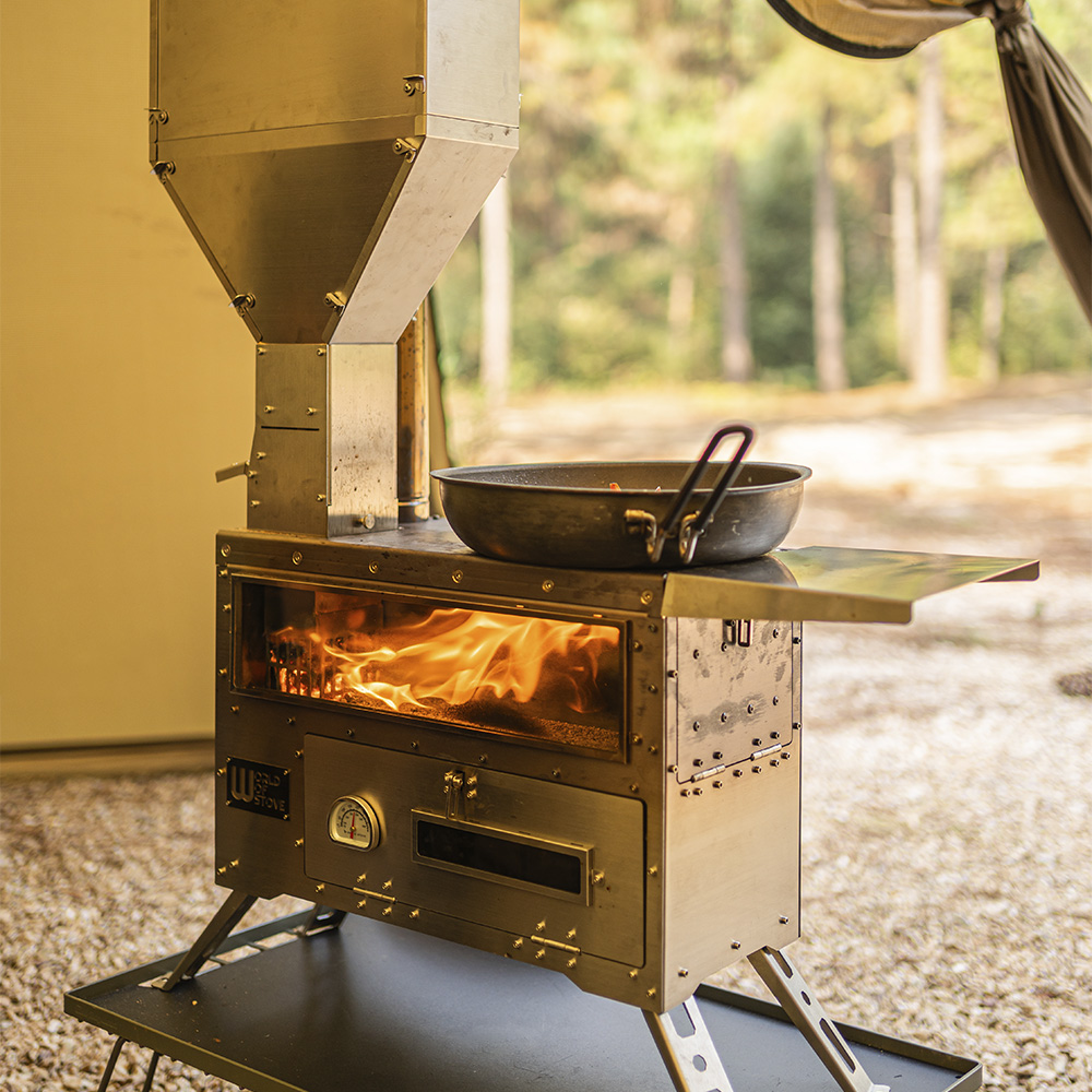 camping pellet stove